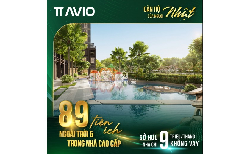 Chỉ cần 9 triệu hàng tháng – Có ngay nhà ở phong cách Nhật tại TT AVIO Bình Dương, gần kề Sài Gòn